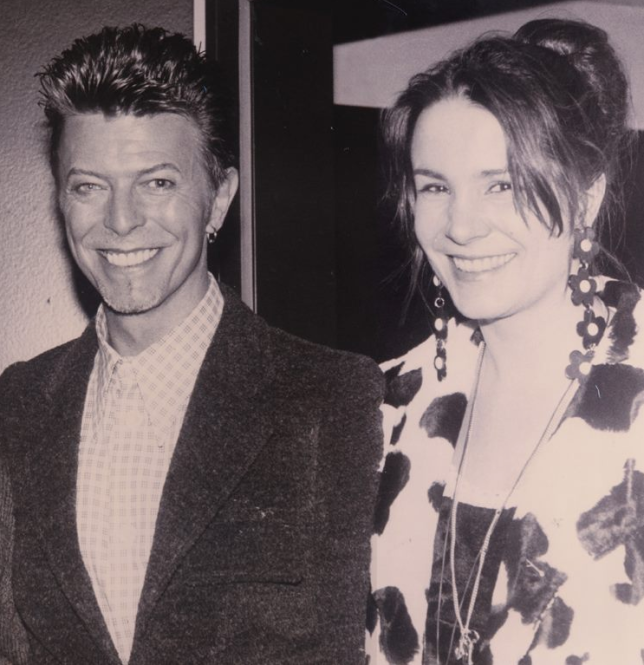 David Bowie und Viviane Laissue